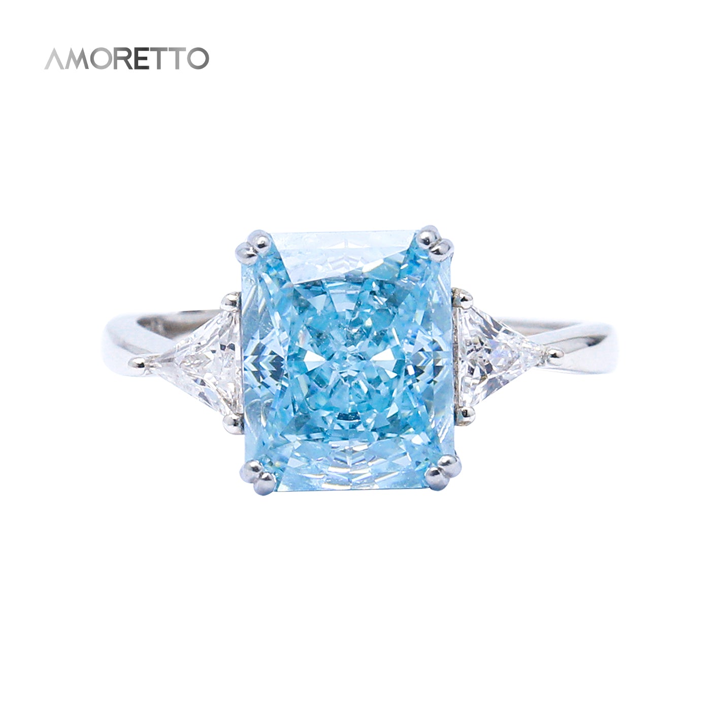Azure Glam Radiant Trio Ring