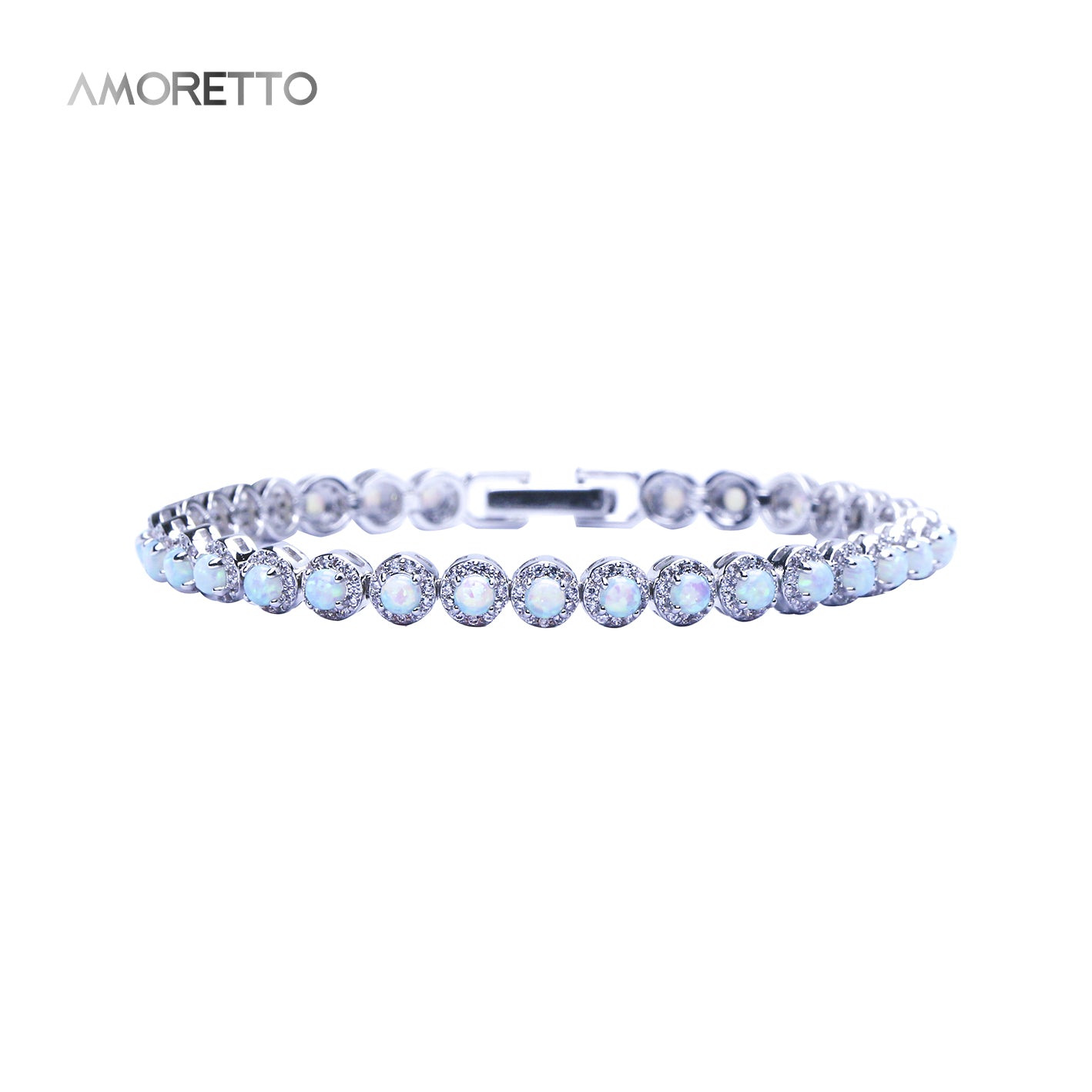 Luna Halo Opal Bracelet