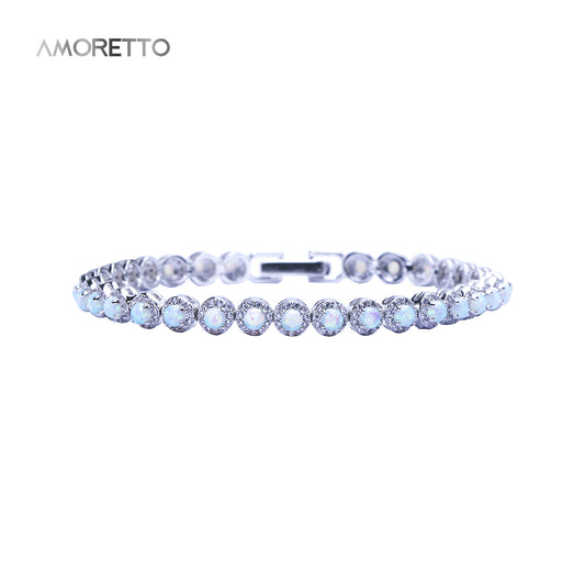 Luna Halo Opal Bracelet