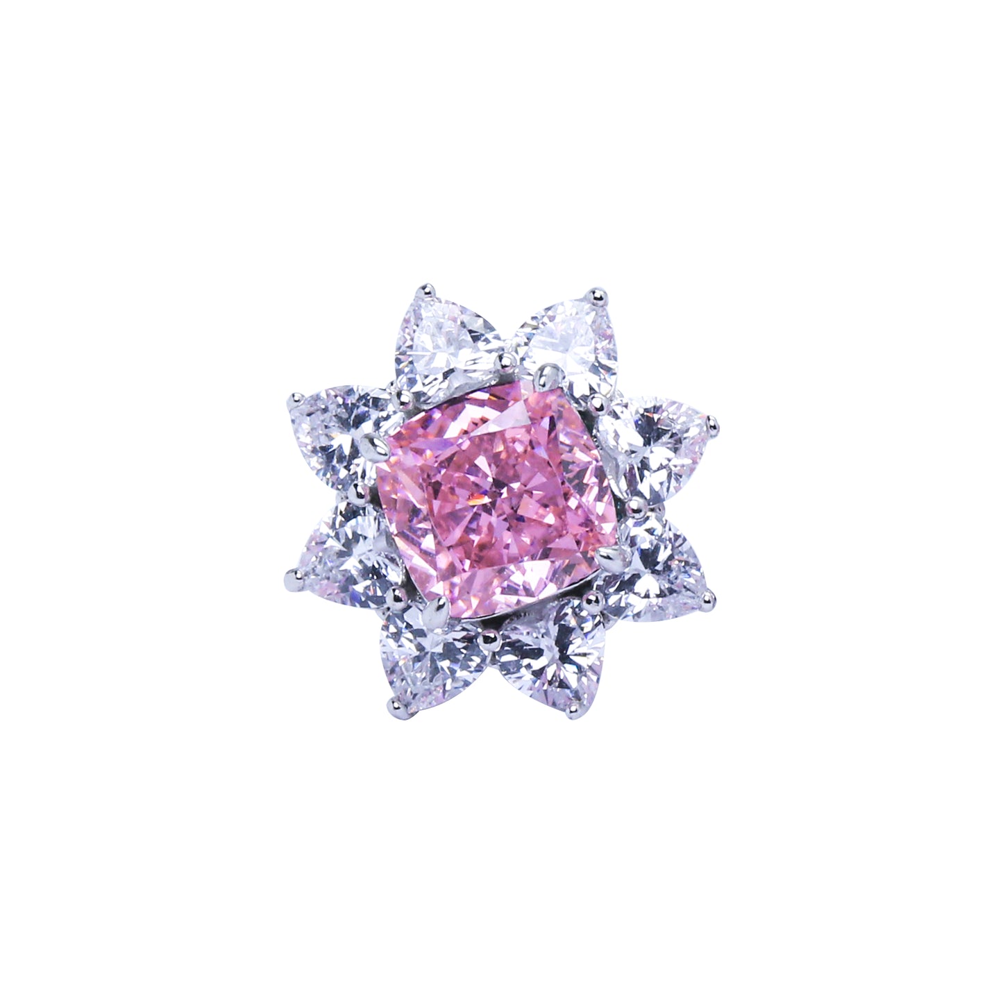 Aurora Light Vivid Pink Blossom Earstuds