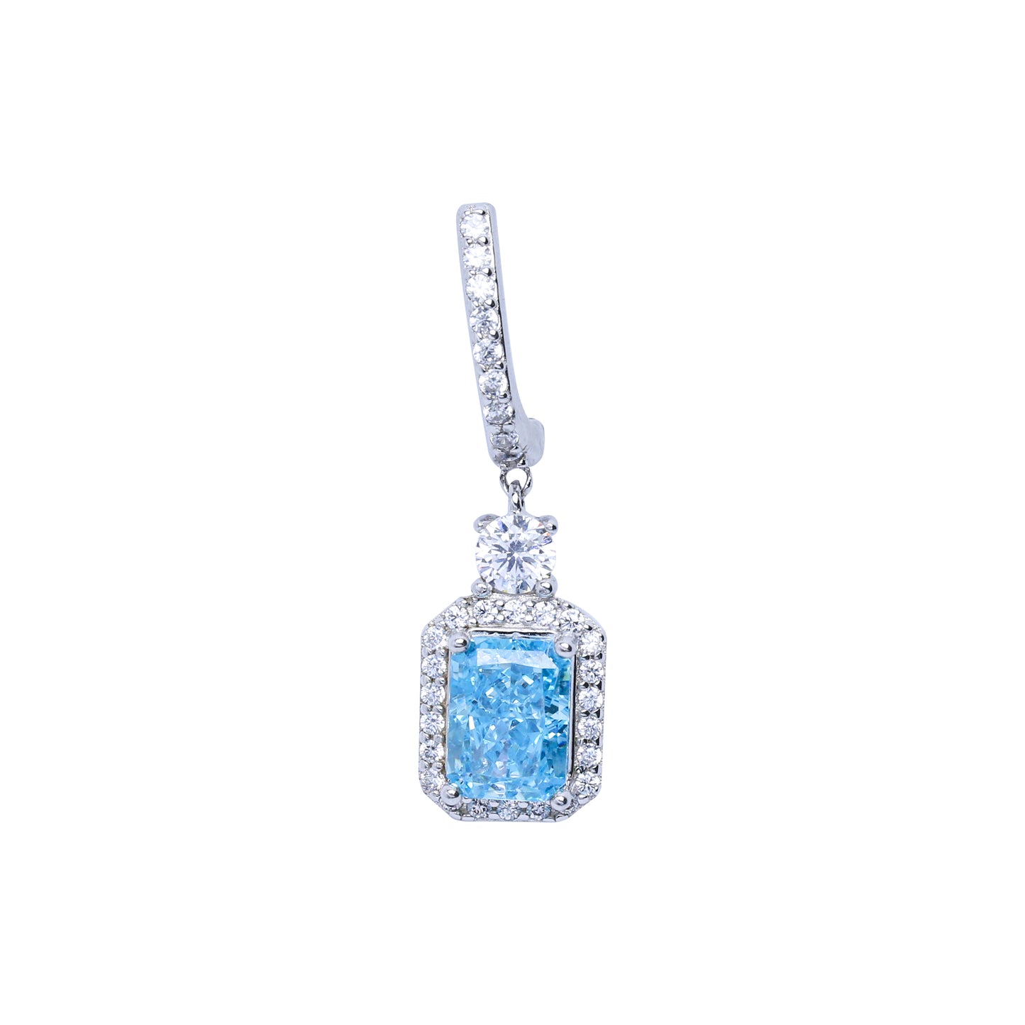 Azure Glam Radiant Dewdrops Earrings
