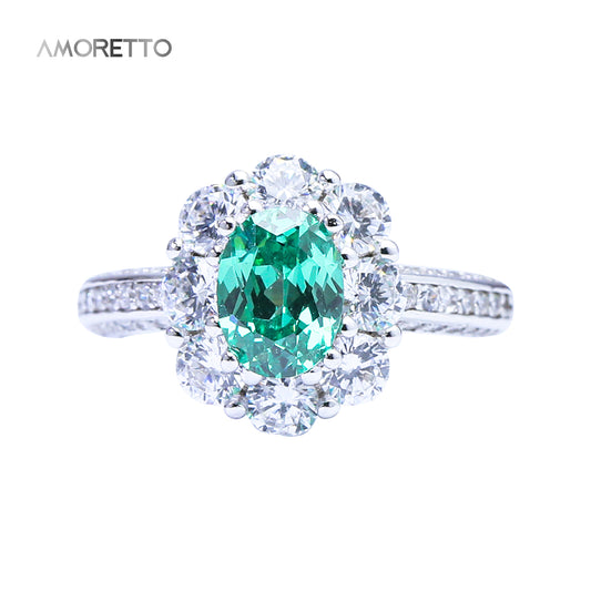 Athena Hex Tsavorite Paved Ring