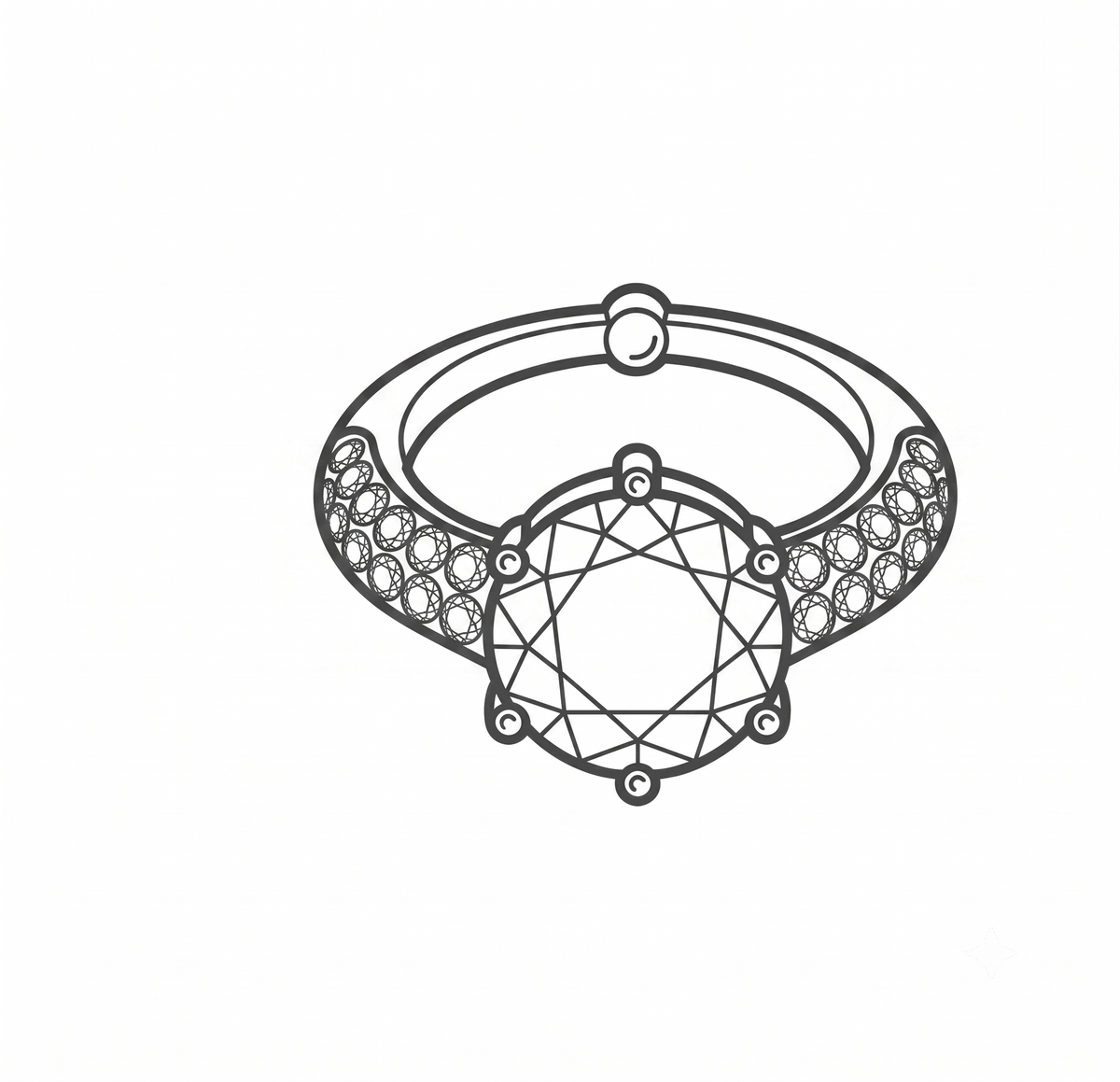 Side Stone Rings
