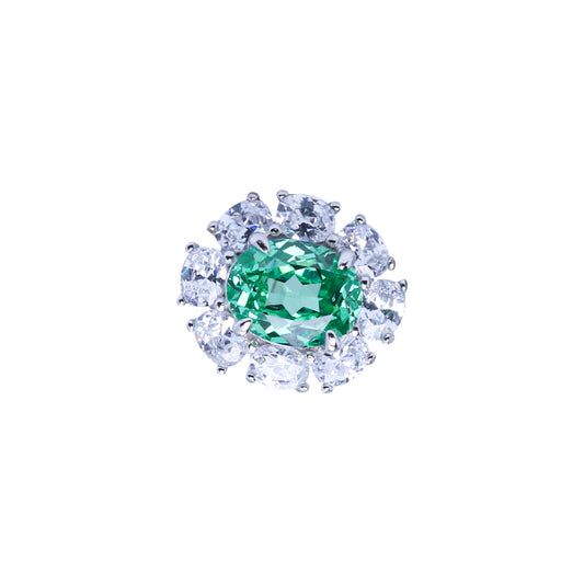 Athena Spark Tsavorite Stud Earrings