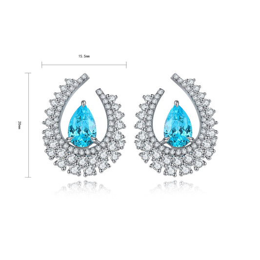 Portofino Paraiba Teardrop Earrings