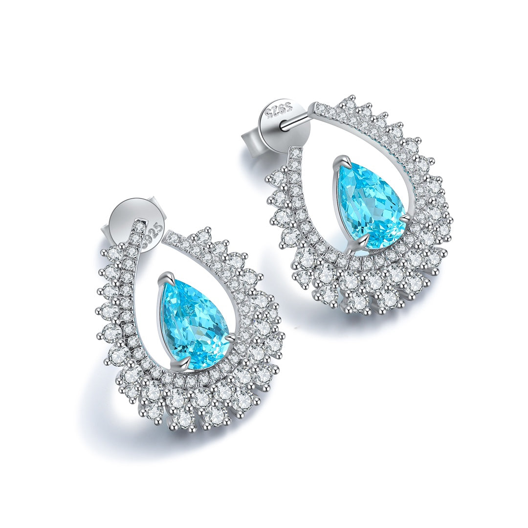 Portofino Paraiba Teardrop Earrings
