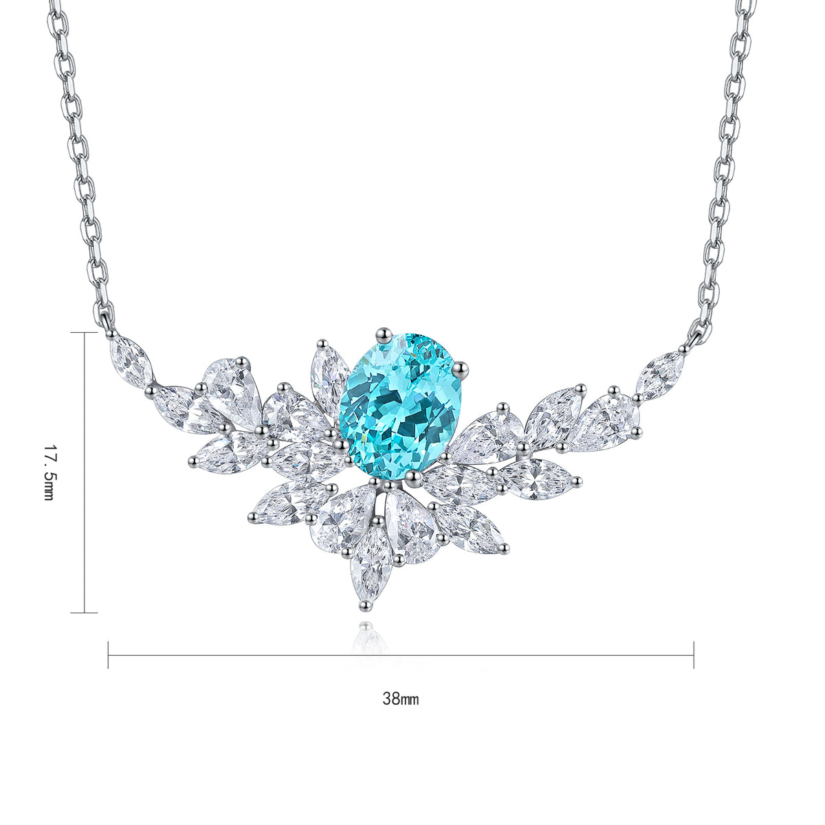 Ravello Paraiba Floral Necklace