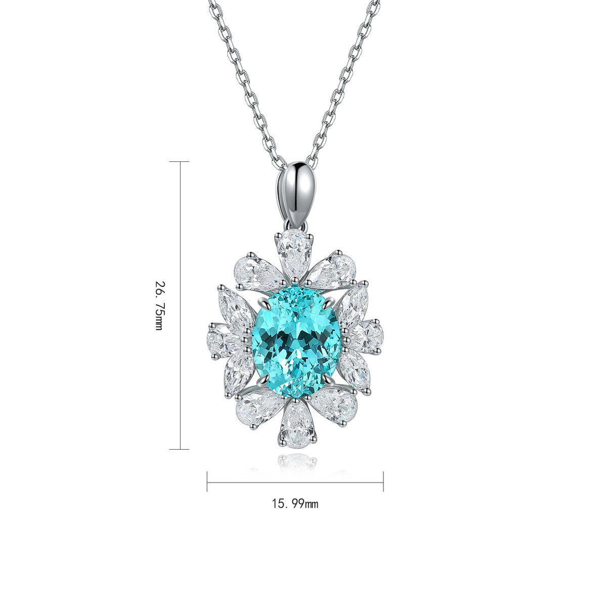 Sanremo Paraiba Floral Pendant