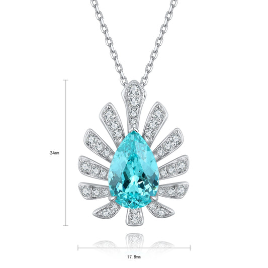 Taormina Paraiba Teardrop Pendant