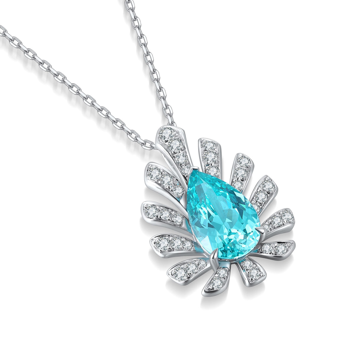 Taormina Paraiba Teardrop Pendant