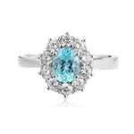 Lecce Paraiba Halo Ring