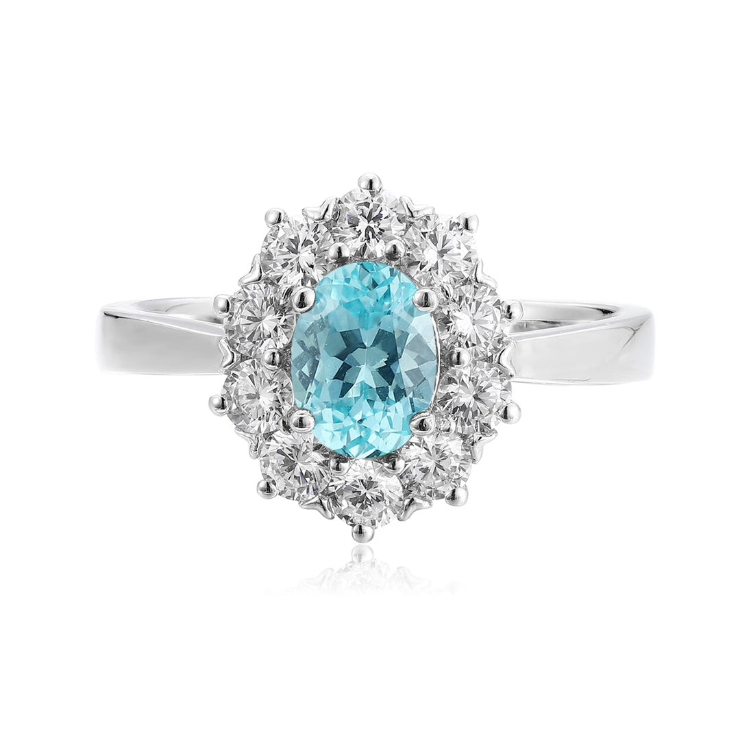 Lecce Paraiba Halo Ring