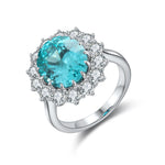 Palermo Paraiba Halo Ring