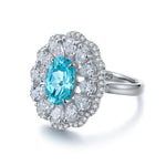 Amalfi Paraiba Halo Ring