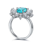 Firenze Paraiba Floral Ring