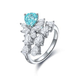 Verona Paraiba Heart Ring