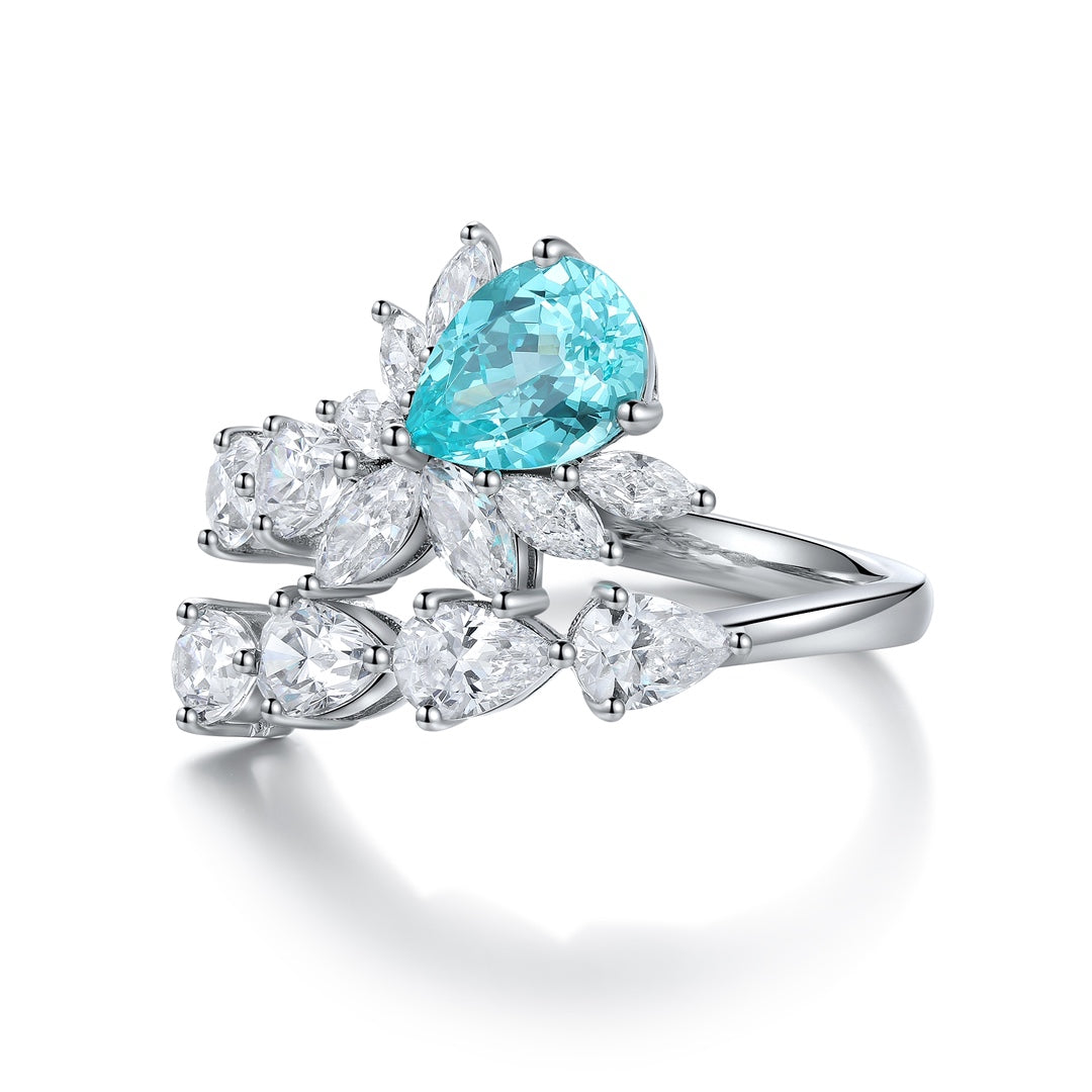 Verona Paraiba Heart Ring