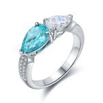 Portofino Paraiba Teardrop Ring