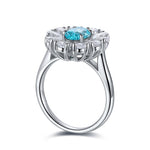 Napoli Paraiba Floral Ring
